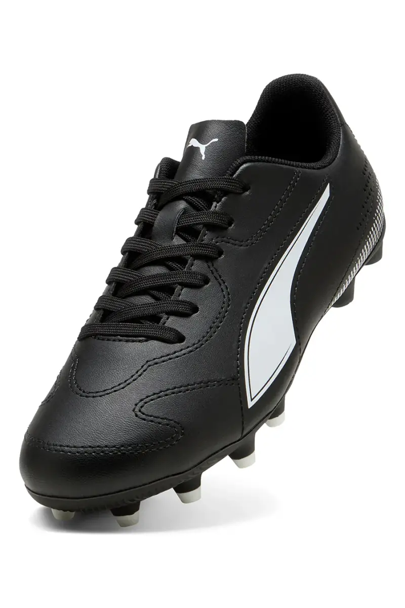 Scarpe da calcio nere per terreni naturali ed erba artificiale Puma Vitoria II FG/AG Jr [NERO] miniatura 3