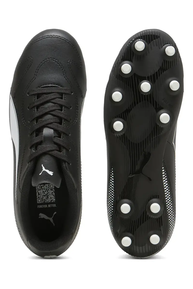 Scarpe da calcio nere per terreni naturali ed erba artificiale Puma Vitoria II FG/AG Jr [NERO] miniatura 5