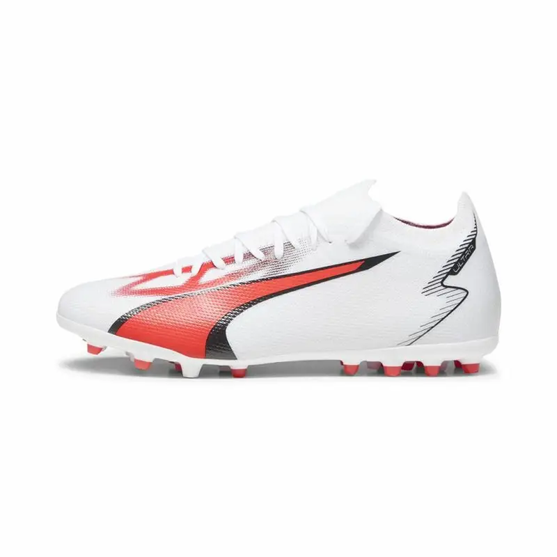 Scarpe da Calcio per Adulti Ultra Match MG | Puma Bianco