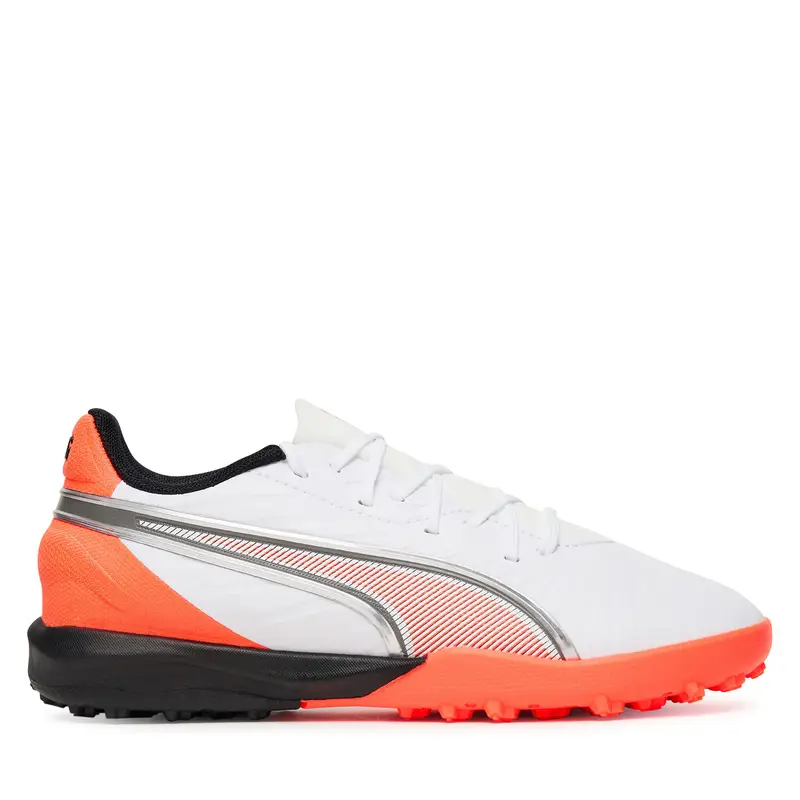 Scarpe da calcio Puma King Match Tt Jr 108838 01 Bianco