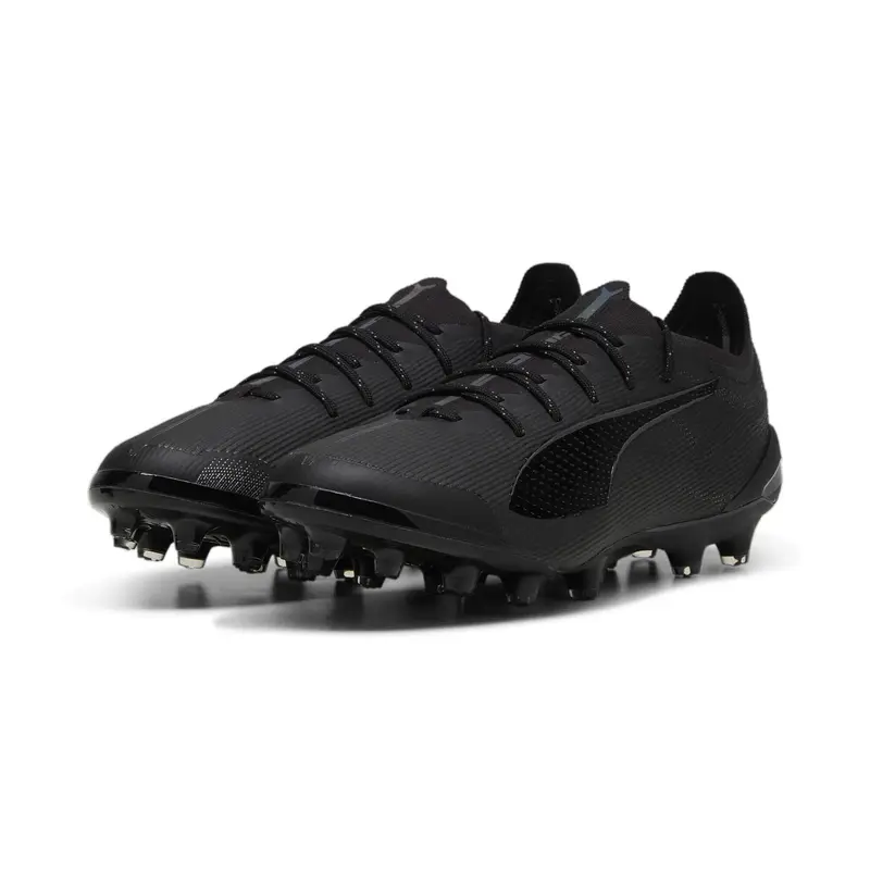 Scarpe da calcio ULTRA 5 ULTIMATE AG PUMA Black Silver Shadow Gray Metallic | Puma Nero