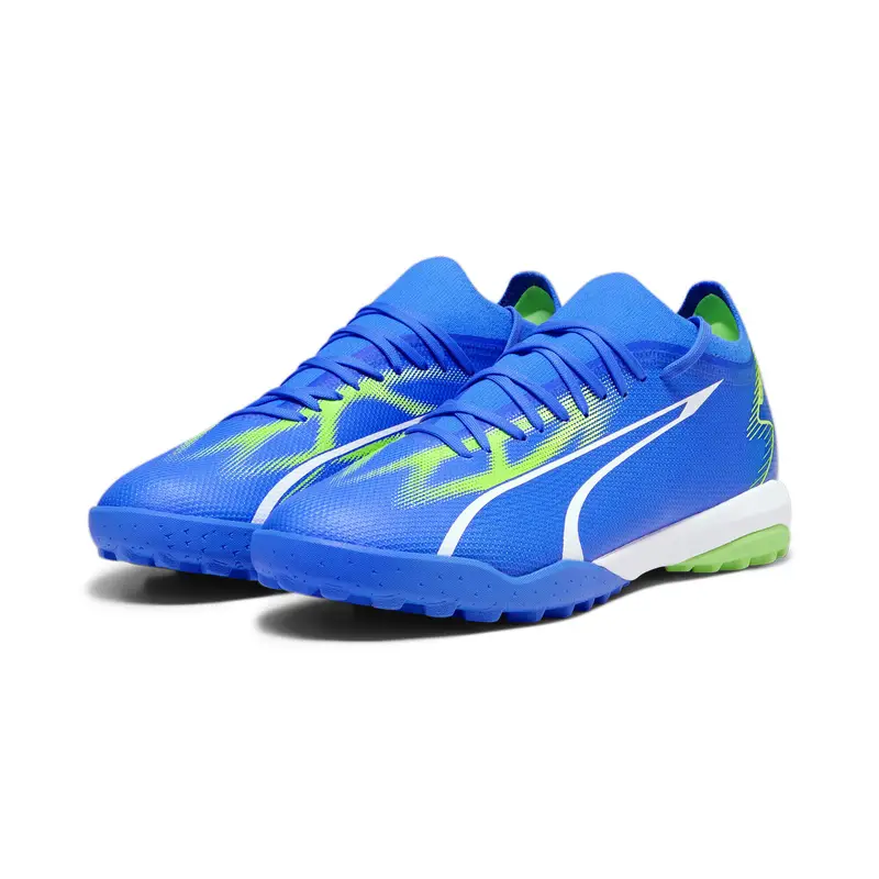 Scarpe da calcio ULTRA MATCH TT da uomo PUMA Ultra Blue White Pro Green | Puma Blu