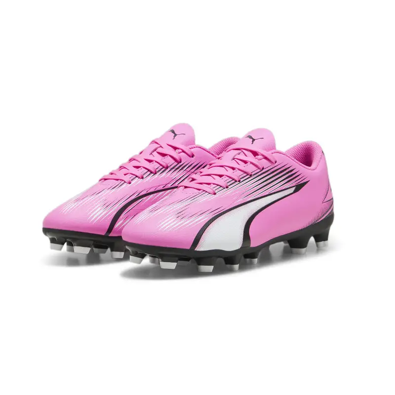 Scarpe da calcio ULTRA PLAY FG/AG da ragazzi PUMA Poison Pink White Black | Puma Rosa
