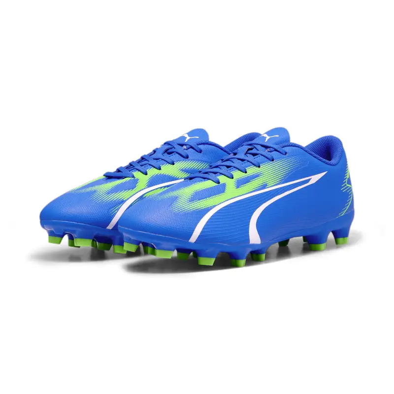 Scarpe da calcio ULTRA PLAY FG/AG da uomo PUMA Ultra Blue White Pro Green | Puma Blu