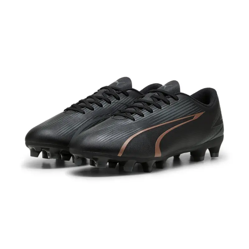 Scarpe da calcio ULTRA PLAY FG/AG PUMA Black Copper Rose Metallic | Puma Nero