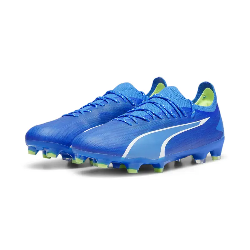Scarpe da calcio ULTRA ULTIMATE FG/AG PUMA Ultra Blue White Pro Green | Puma Blu