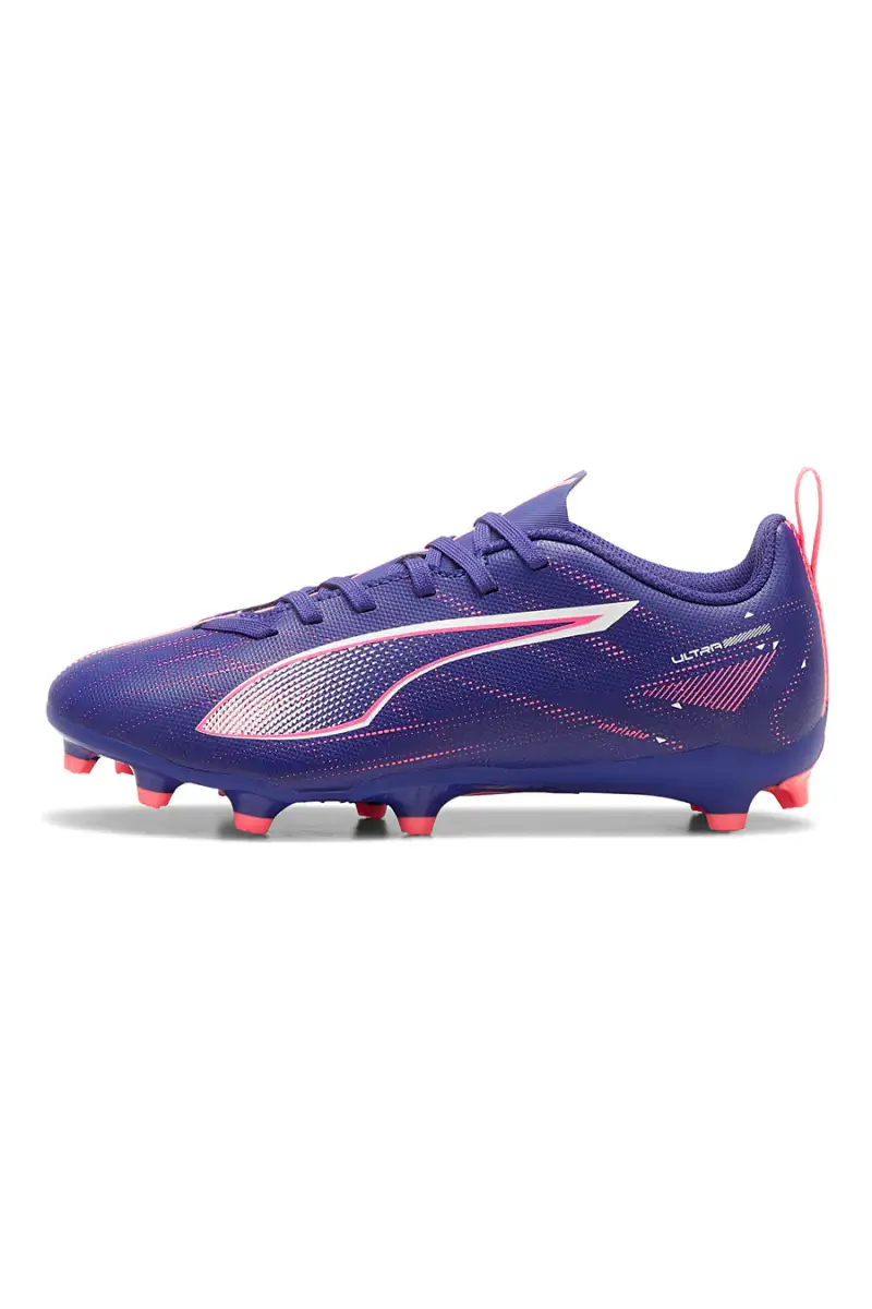 Scarpe da Calcio Viola da Bimbi Puma Ultra 5 Play FG/AG Jr [BLU miniatura 3