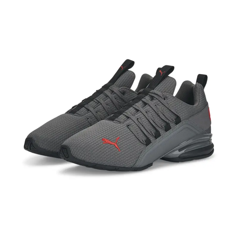 Scarpe da running Axelion Refresh da uomo PUMA Black Cool Dark Gray Red | Puma Nero