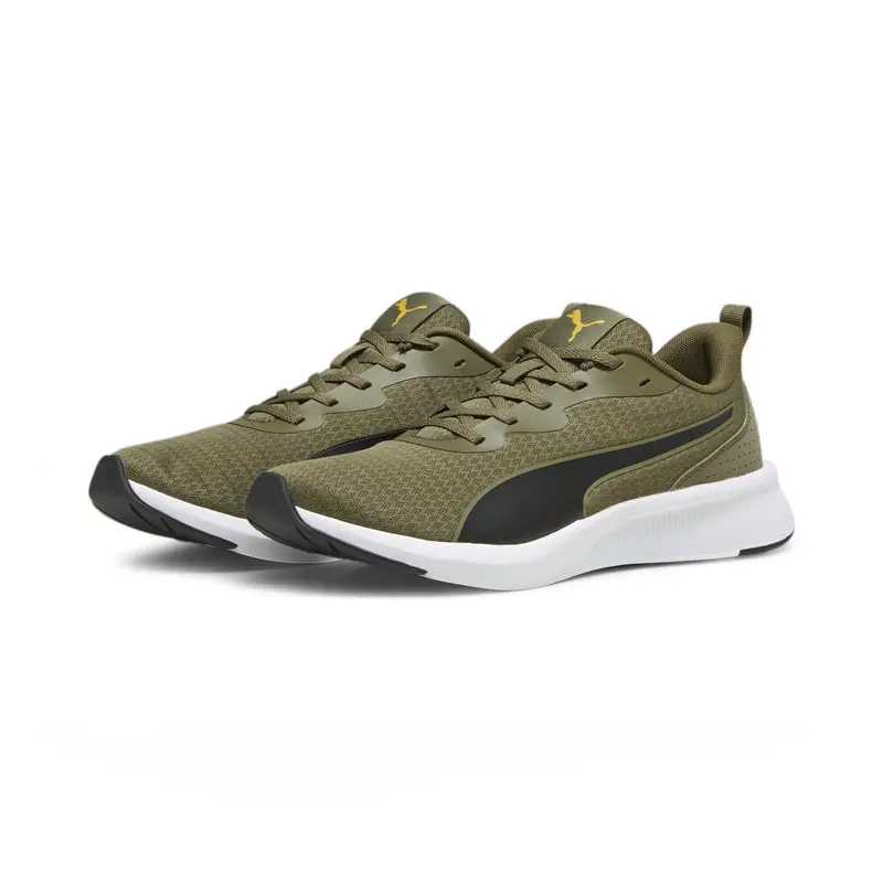 Scarpe da running Flyer Lite PUMA Olive Yellow Sizzle Green | Puma Giallo