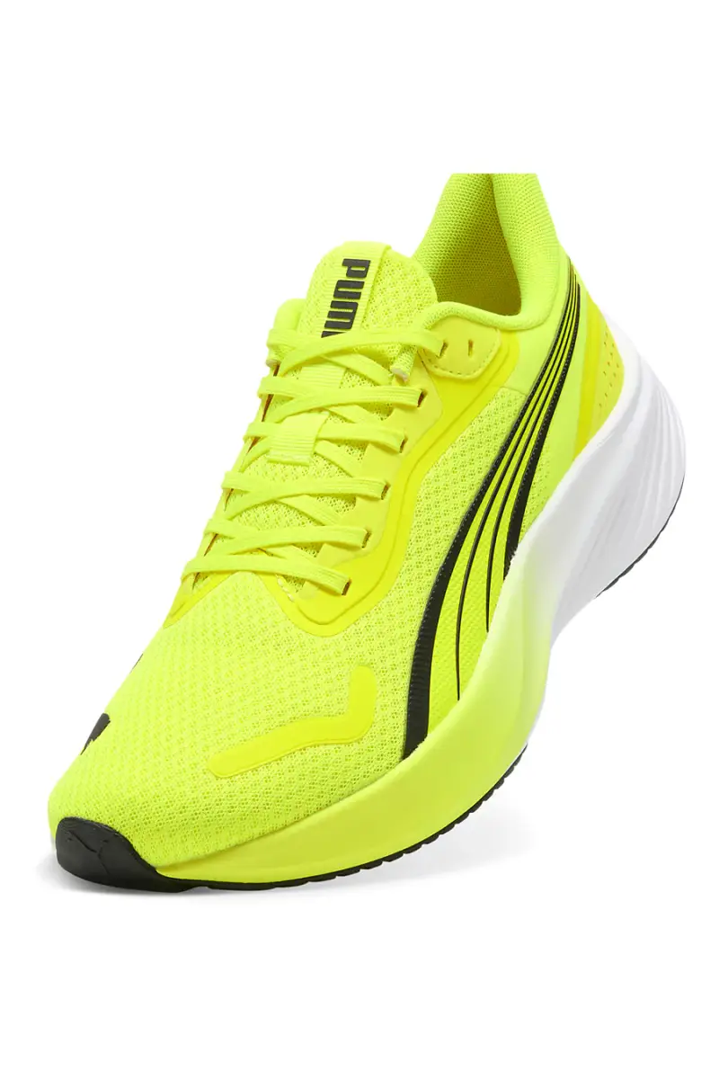 Scarpe da running giallo fluo con suola PUMALite Puma Pounce Lite [GIALLO] miniatura 5