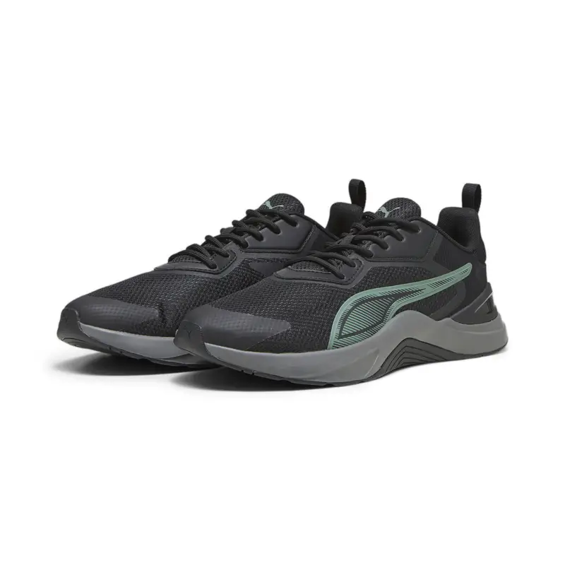 Scarpe da running Infusion PUMA Black Eucalyptus Cool Dark Gray Green | Puma Nero