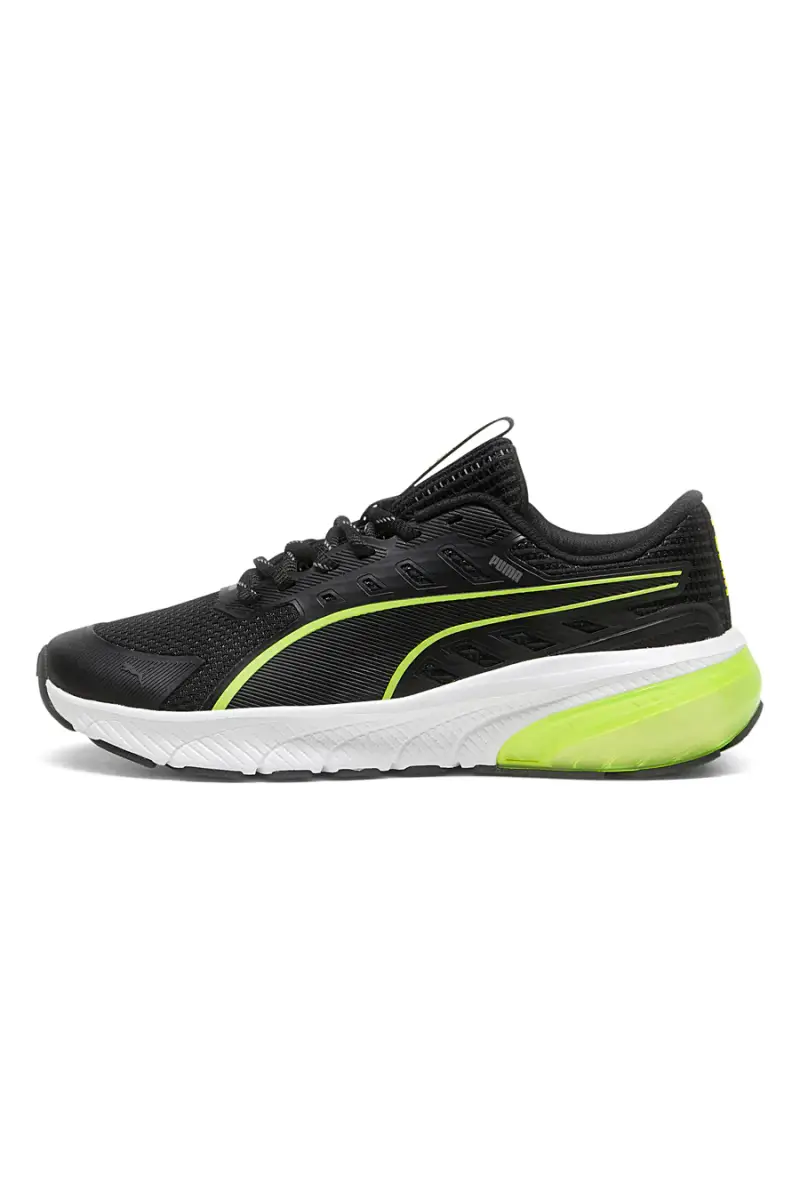 Scarpe da running nere bianche e verde lime Puma Cell Glare Jr [NERO] miniatura 4