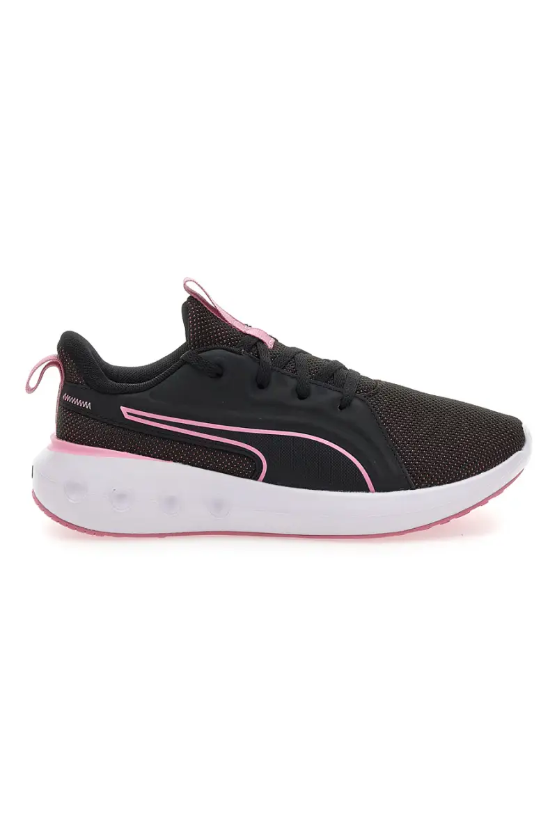 Scarpe da running nere con dettagli rosa e suola ammortizzata Puma Softride Carson [NERO