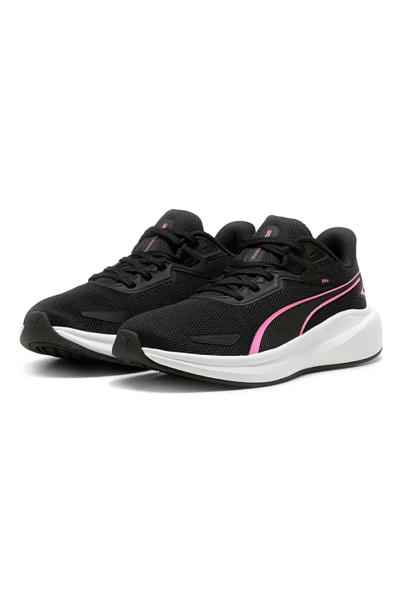 Scarpe da Running Nere Con Dettagli Rosa Puma Skyrocket Lite [NERO miniatura 2