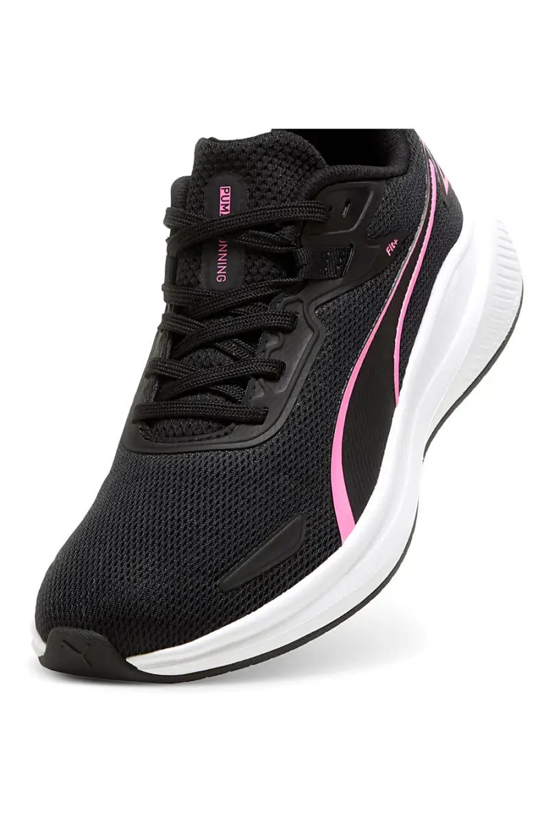 Scarpe da Running Nere Con Dettagli Rosa Puma Skyrocket Lite [NERO miniatura 5