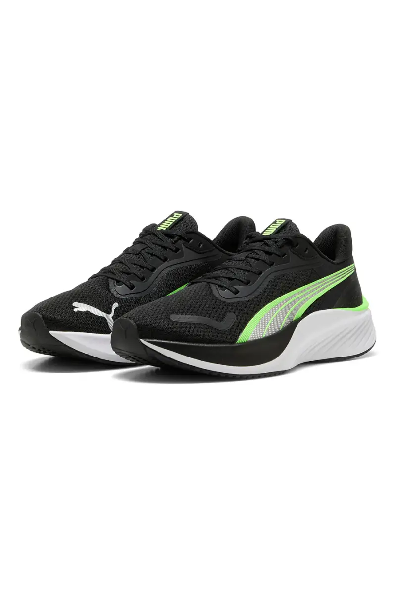 Scarpe da Running Nere e Lime Puma Pounce Lite [NERO miniatura 2