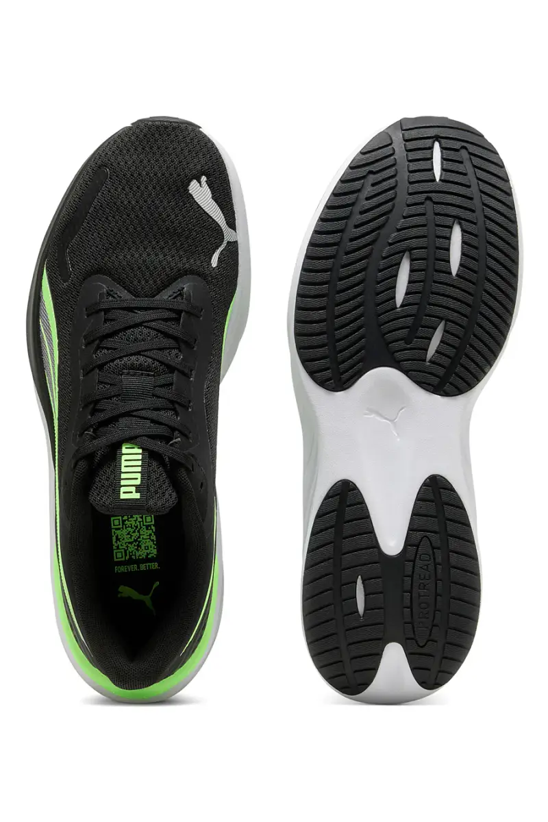 Scarpe da Running Nere e Lime Puma Pounce Lite [NERO miniatura 4