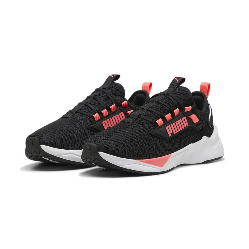 Scarpe da running Retaliate 3 unisex PUMA Black White Sunset Glow Pink | Puma Nero