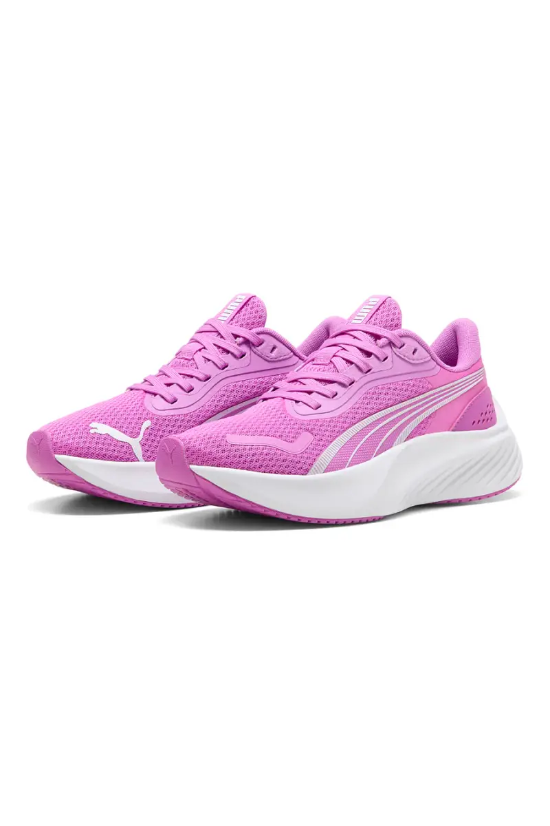 Scarpe da running Rosa mesh traspirante ammortizzate Puma Pounce Lite Jr [BIANCO ORCHIDEA] miniatura 2