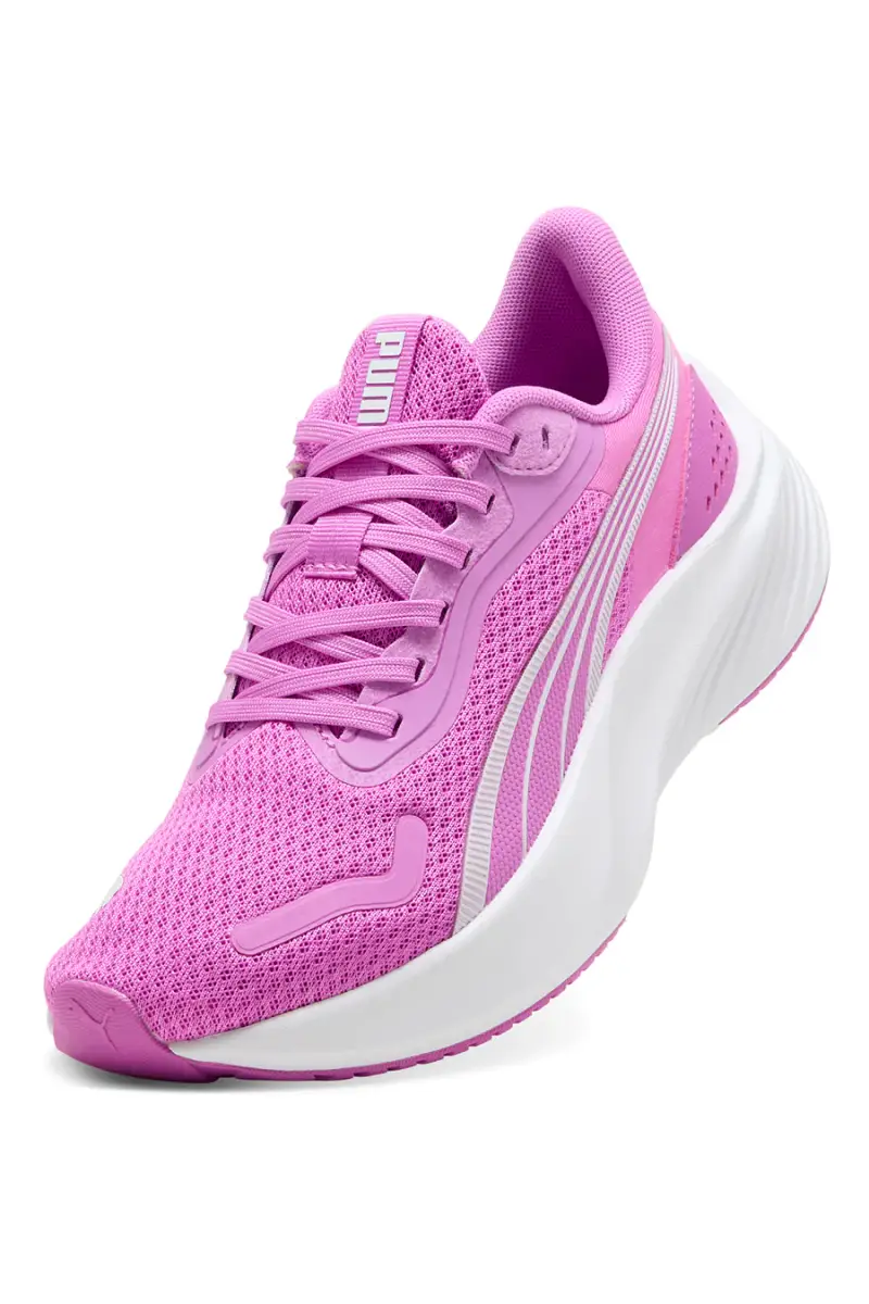 Scarpe da running Rosa mesh traspirante ammortizzate Puma Pounce Lite Jr [BIANCO ORCHIDEA] miniatura 3