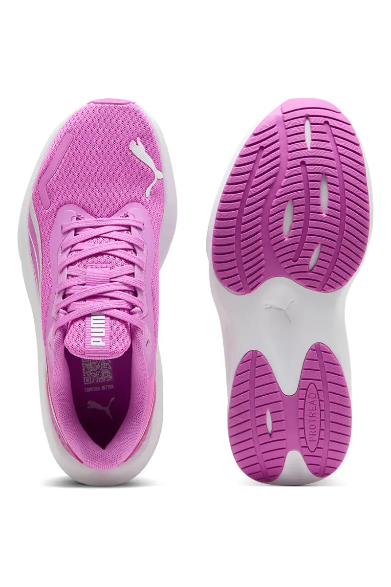 Scarpe da running Rosa mesh traspirante ammortizzate Puma Pounce Lite Jr [BIANCO ORCHIDEA] miniatura 5