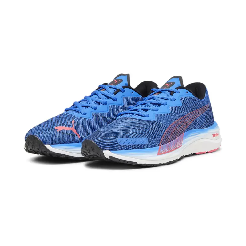 Scarpe da running Velocity Nitro 2 da uomo PUMA Ultra Blue Fire Orchid Red | Puma Blu