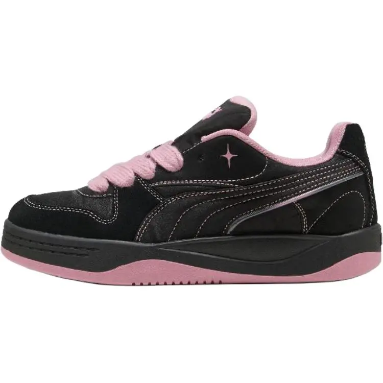 Scarpe da Skate Casual alla Moda Comode Ammortizzanti Leggere Top Basso Sneaker Unisex Nero Rosa 402514-02 37 5