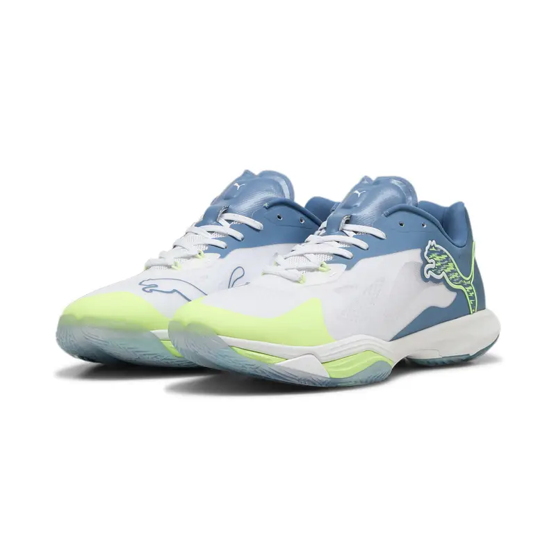 Scarpe indoor Vantage NITRO™ PUMA White Blue Horizon Fizzy Apple Yellow | Puma Bianco