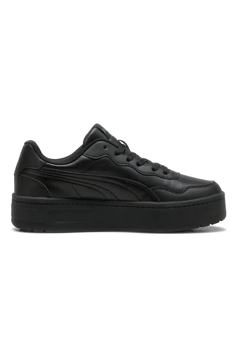 Scarpe nere con suola platform Puma Court Lally Skye [NERO] miniatura 3
