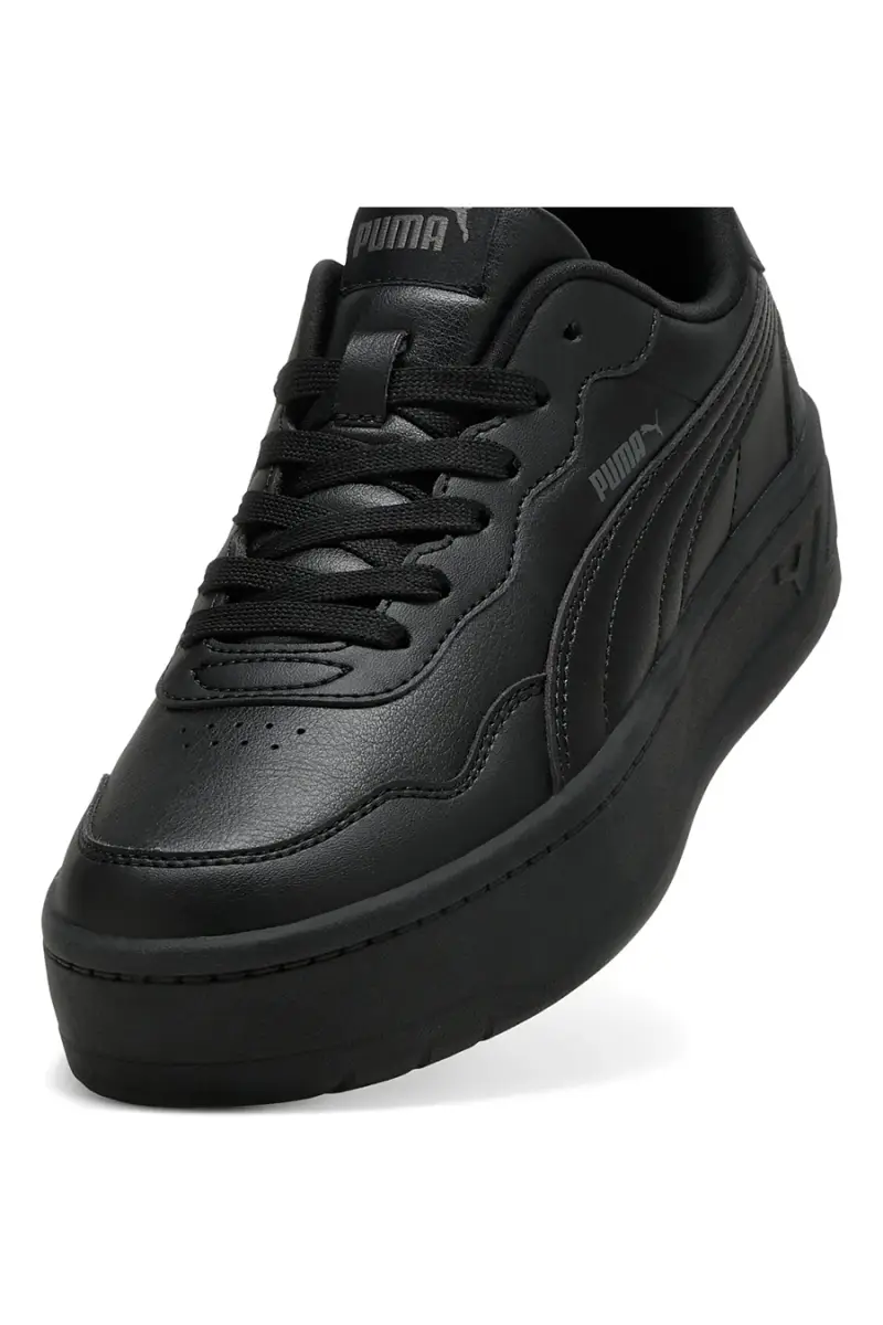 Scarpe nere con suola platform Puma Court Lally Skye [NERO] miniatura 5