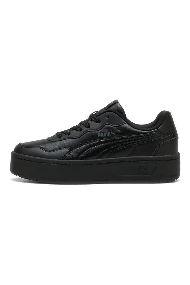 Scarpe nere con suola platform Puma Court Lally Skye [NERO]