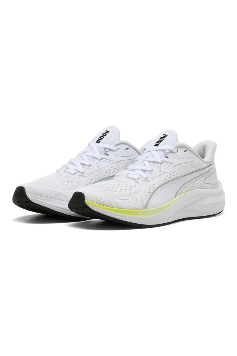 Scarpe running Bianco ammortizzate leggere Puma Skyrocket Lite 2 [BIANCO] miniatura 2