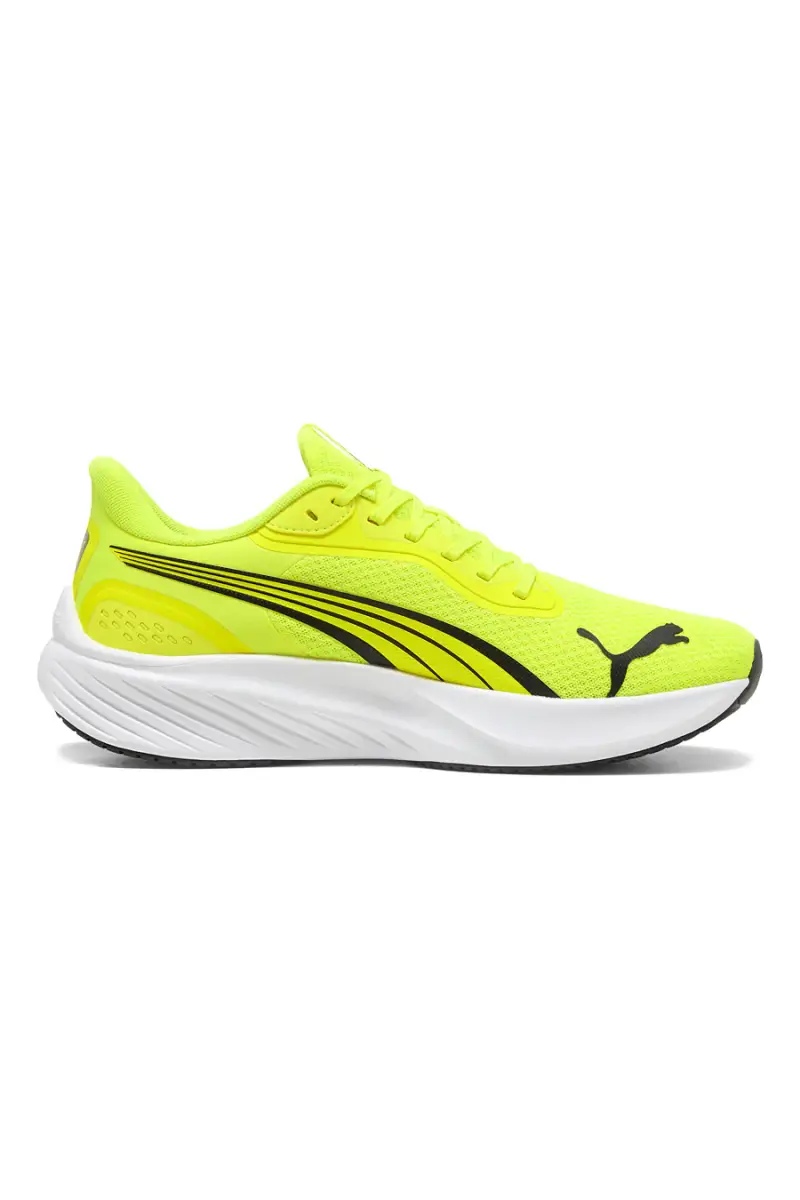 Scarpe running giallo fluo in mesh traspirante con suola leggera Puma Pounce Lite [GIALLO]