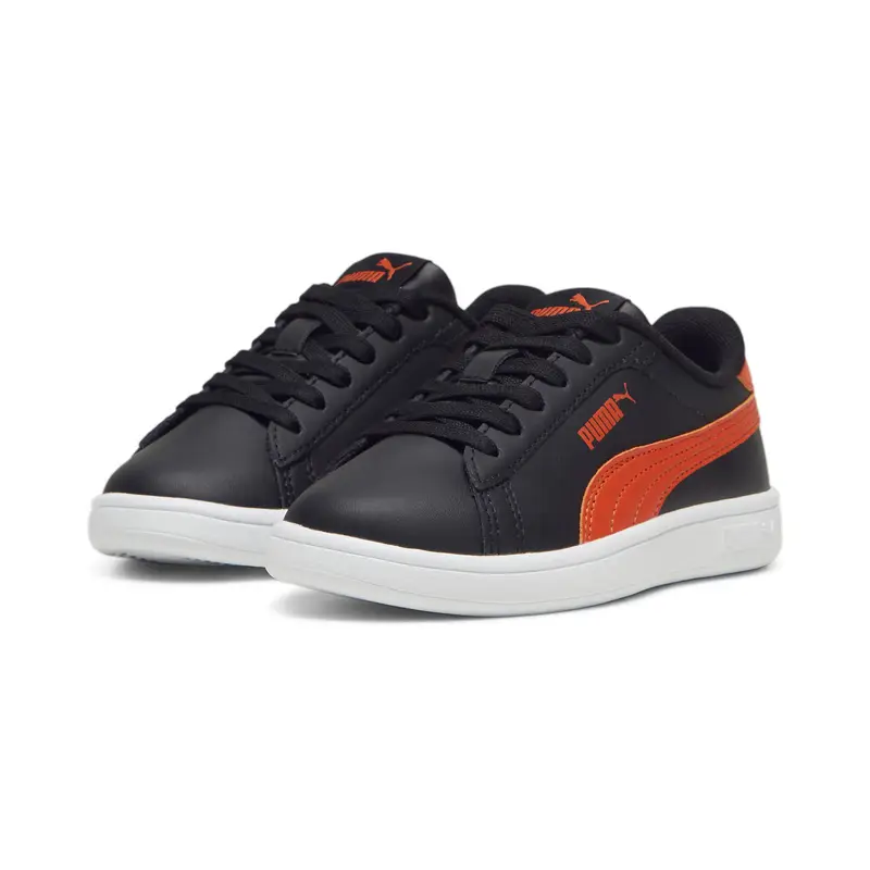 Scarpe Smash 3.0 L per bambini PUMA Black Redmazing Red | Puma Nero