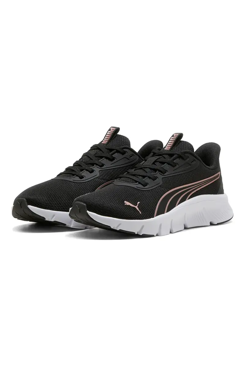 Scarpe sportive da donna nere e rosa con suola leggera Puma FlexFocus Lite Modern [NERO miniatura 2