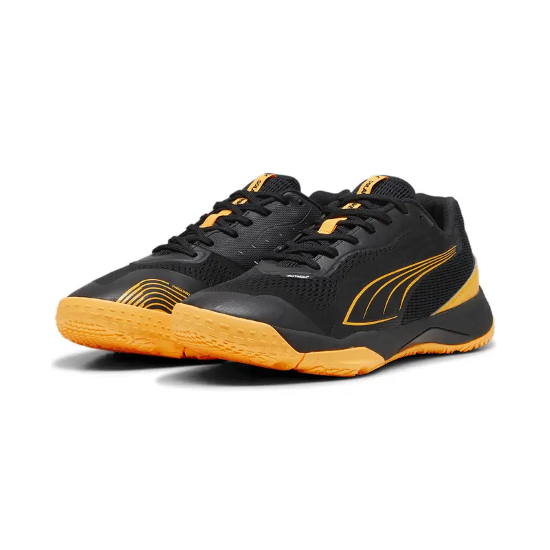 Scarpe sportive da indoor Solarstrike III PUMA Black Sun Stream White Orange | Puma Nero