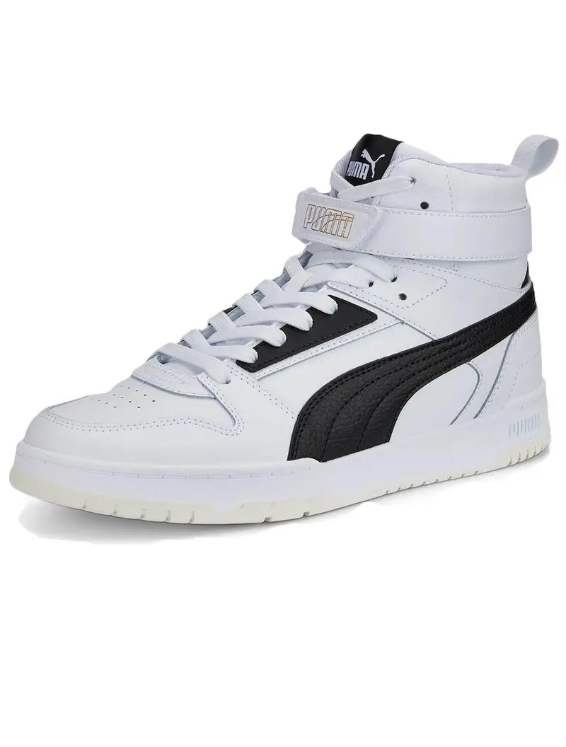 Scarpe uomo basket puma rbd game-pelle-bianco/nero-- | Puma