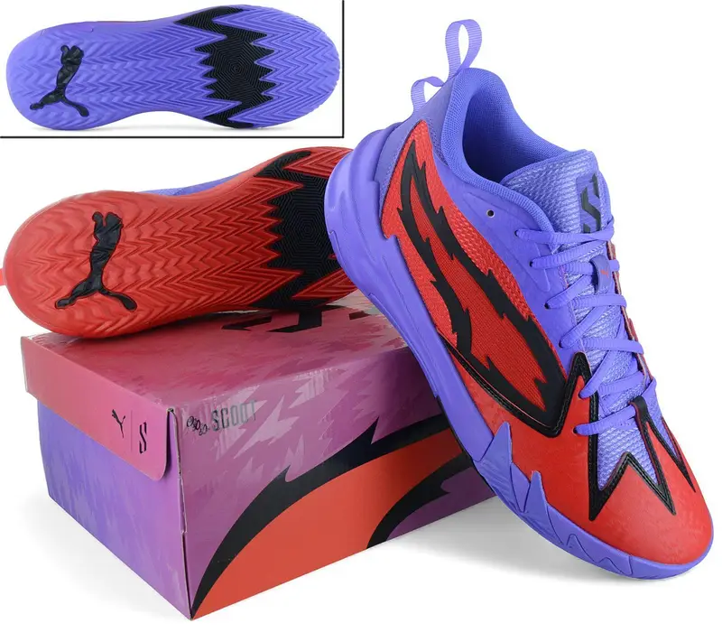 Scoot 1 Zeros Pred - Dark Amethyst - Herren Sneakers Basketball Schuhe 310354-01 ORIGINAL EU 40.5 UK 7 multicolore miniatura 5