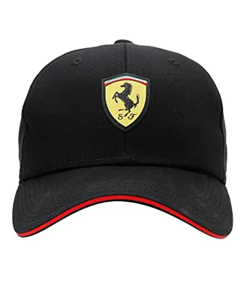 PUMA Scuderia Ferrari - Cappellino Classico per Bambini - Nero - Unisex - Taglia: Unica