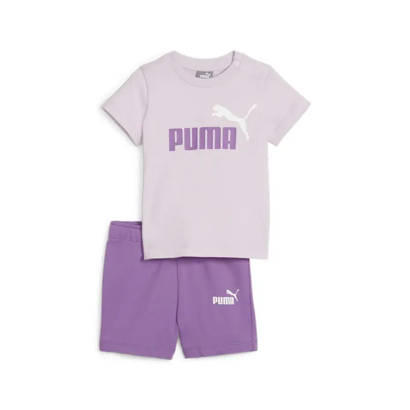 Set T-shirt e shorts Minicats da bimbo PUMA Grape Mist Purple | Puma Viola