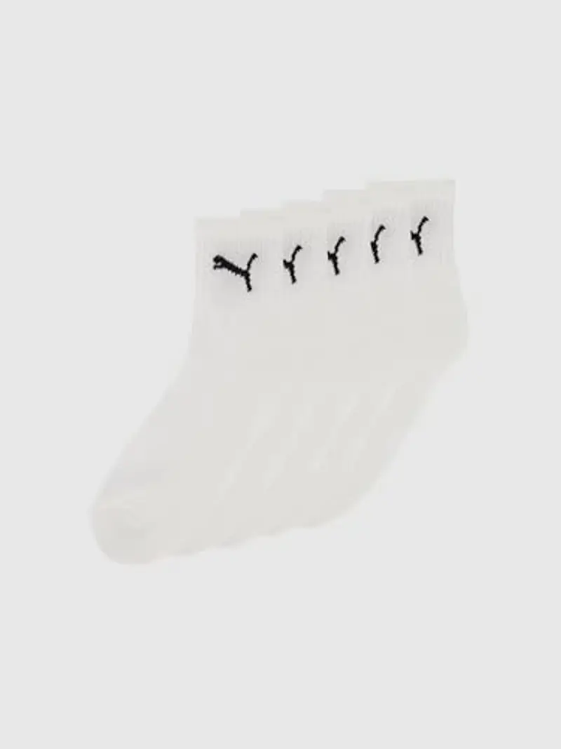 PUMA Short Crew Calzini, Bianco, 43-46 Unisex - Adulto miniatura 2