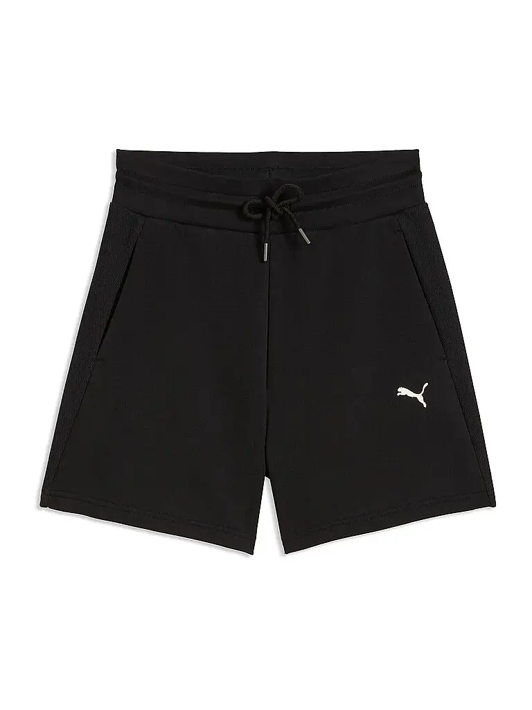 Short da donna Class a vita alta 5 pollici nero | XS