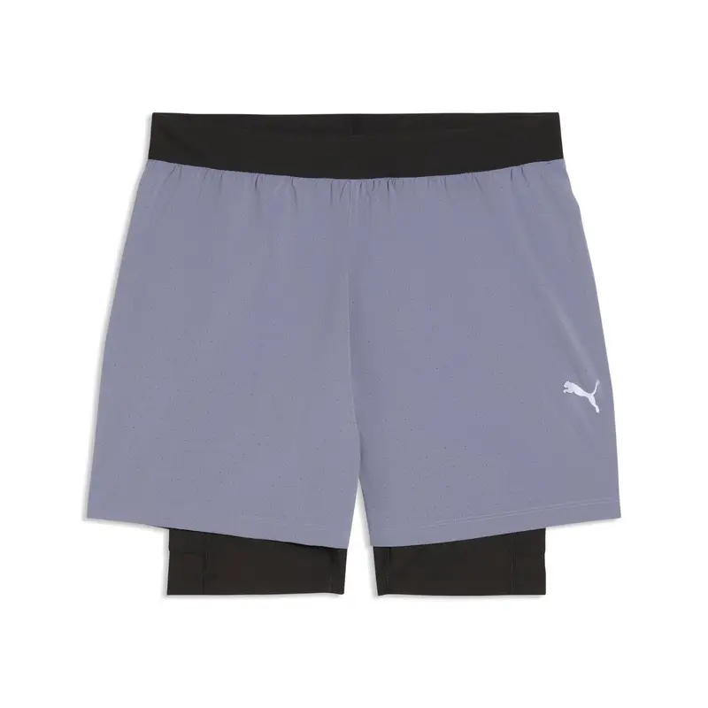 Shorts 2 in 1 Puma Dreamrun DryC 5" Gris