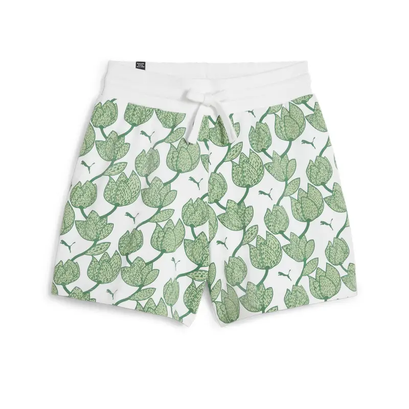 Shorts a fantasia floreale BLOSSOM da donna PUMA Archive Green | Puma Verde