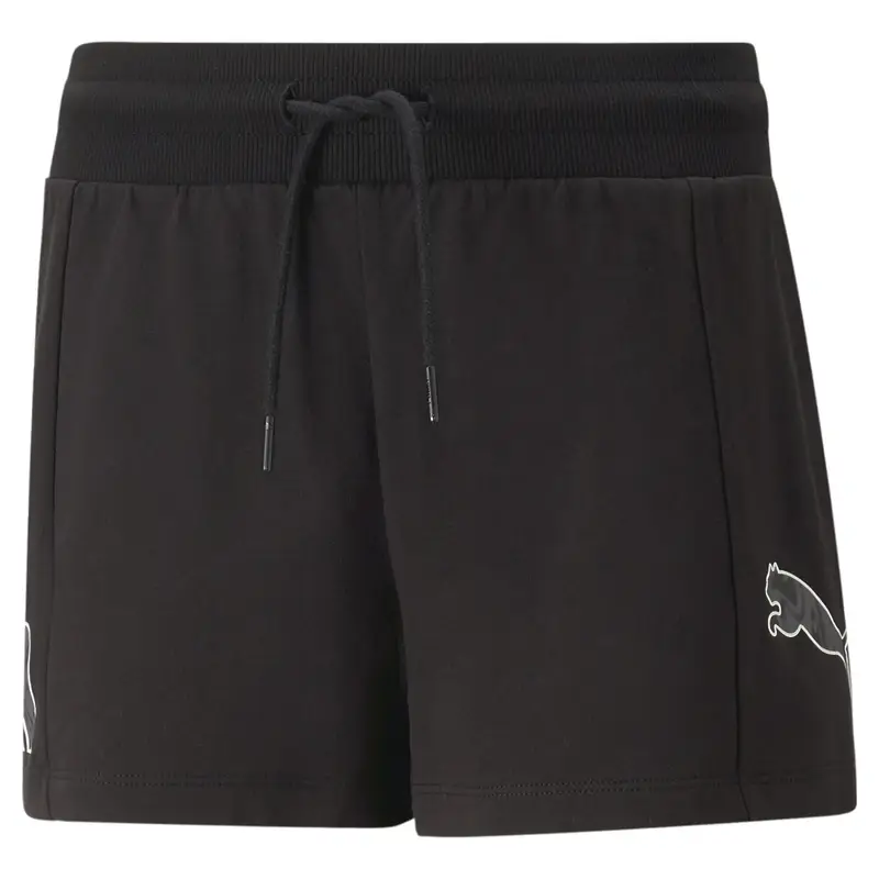 Shorts a vita alta POWER da ragazza PUMA | Puma Nero