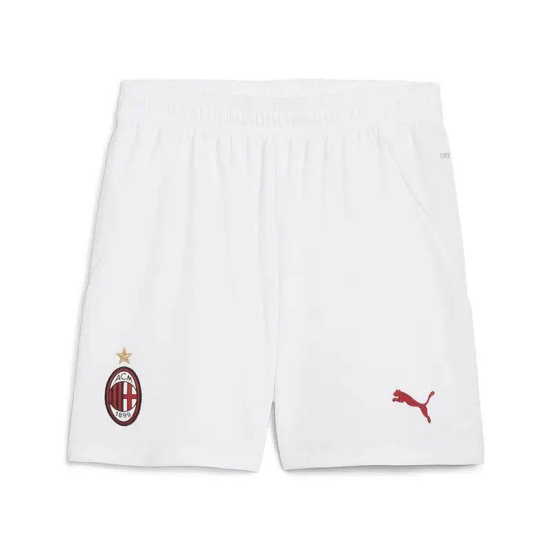 Shorts AC Milan 24/25 per ragazzi PUMA White For All Time Red | Puma Bianco