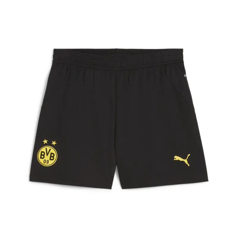 Shorts Borussia Dortmund 24/25 da donna PUMA Black Faster Yellow | Puma Nero