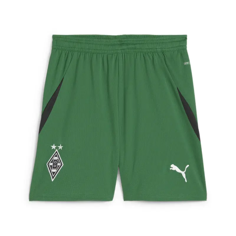 Shorts Borussia Mönchengladbach 24/25 per ragazzi PUMA Archive Green Black | Puma Verde