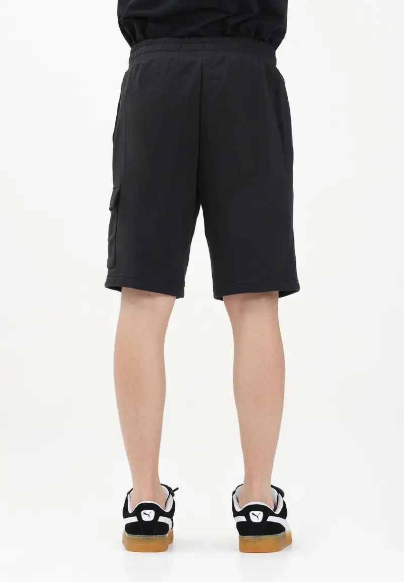 Shorts cargo Essentials con logo N 1 nero da uomo miniatura 3