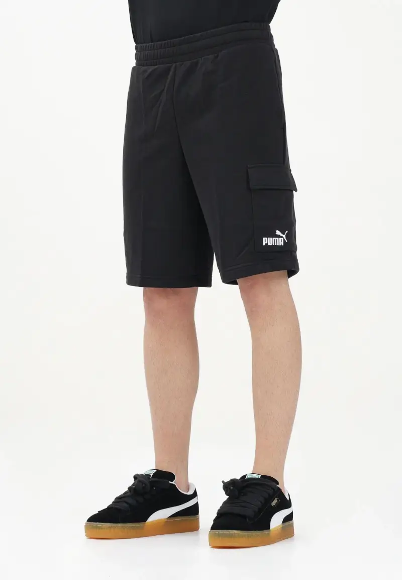 Shorts cargo Essentials con logo N 1 nero da uomo